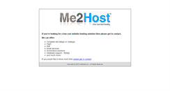 Desktop Screenshot of me2host.com